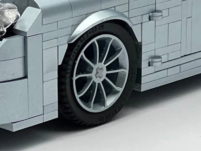 Custom 3D-printed wheel